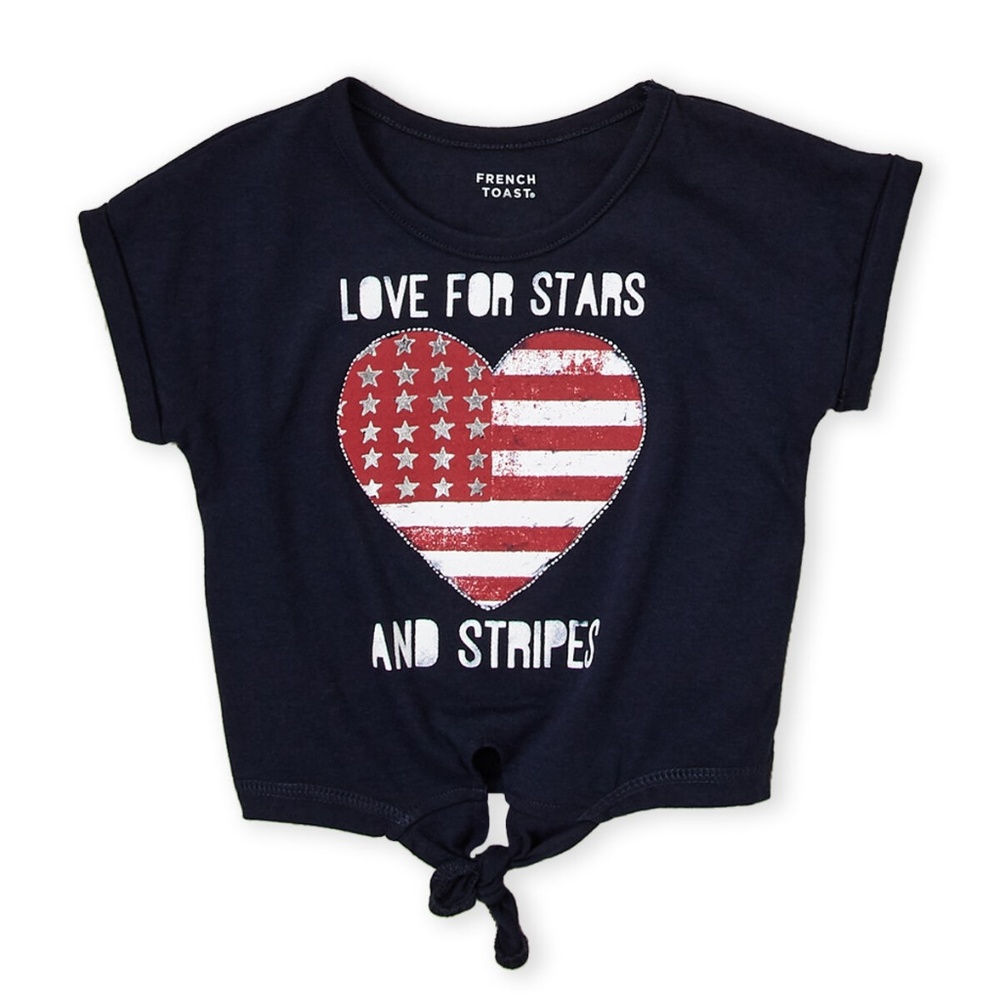 NWT French Toast Stars & Stripes Short Sleeve Tee